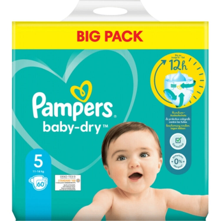 Pampers Pampers Baby Trockengröße 5 11-16 kg 60 Windeln
