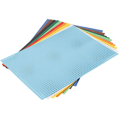 Creativ Company Cross Stitches Pappfarben, 10 Blätter