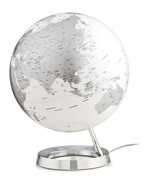 Atmosphäre Atmosphäre NR-0331F7NS-GB Globe Helles Chrom mit 30 cm Durchmesser Plastikfuß in Englisch