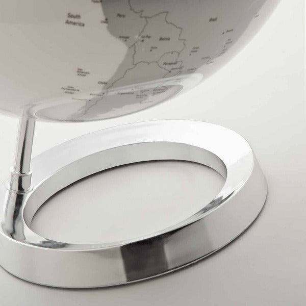 Atmosphäre Atmosphäre NR-0331F7NS-GB Globe Helles Chrom mit 30 cm Durchmesser Plastikfuß in Englisch