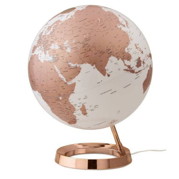 Atmosphäre Atmosphäre NR-0331F7NU-GB GLOBE Helles Kupfer 30 cm Durchmesser Plastikfuß in Englisch