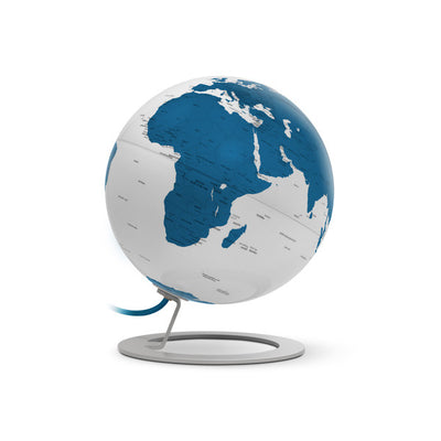 Atmosphäre Atmosphäre NR-0324igwb-GB Globe Iglube hellblau 25 cm Durchmesser Metallchrom Blau