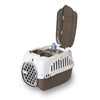 BAMA PET Transportbox 52x33x34 cm Taupe Weiß