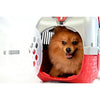 BAMA PET Transportbox 52x33x34 cm Rot Silber