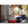 BAMA PET Transportbox 59x38x37 cm Rot Silber