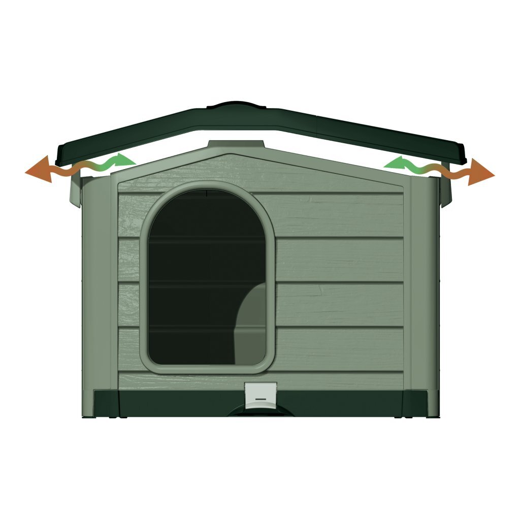 BAMA PET CUCCIA DOG LOFT 89X75X62 CM GRÜNE