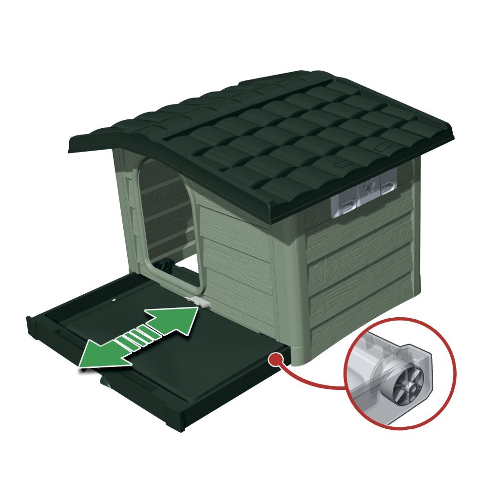 BAMA PET CUCCIA DOG LOFT 89X75X62 CM GRÜNE