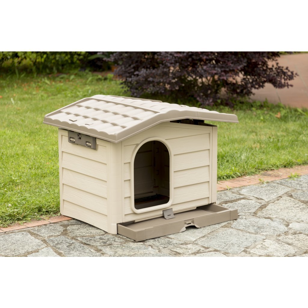 BAMA PET CUCCIA DOG CAGE 89x75x62 cm Beige Taupe