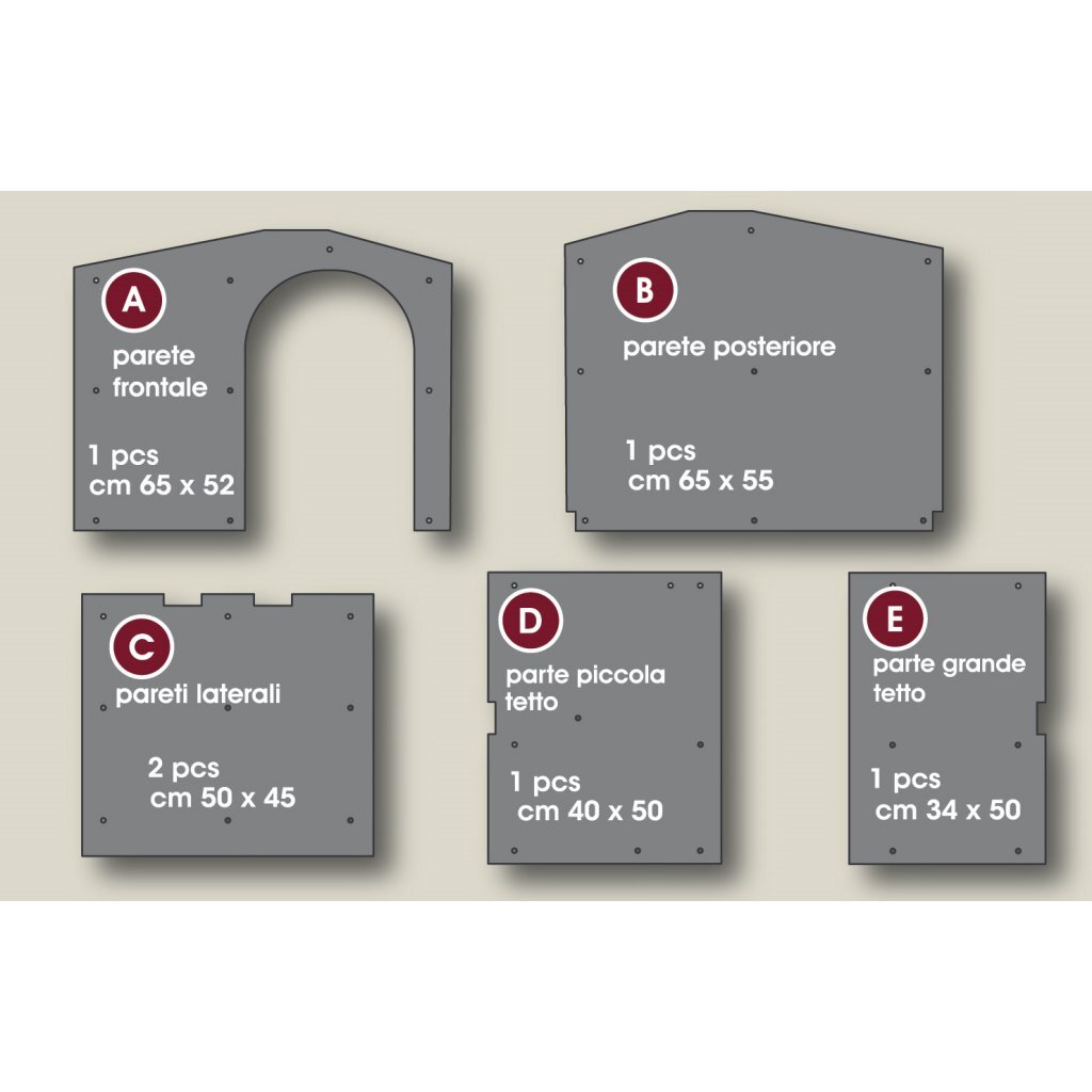 BAMA PET KIT Isolation Panels Hondhok Medium