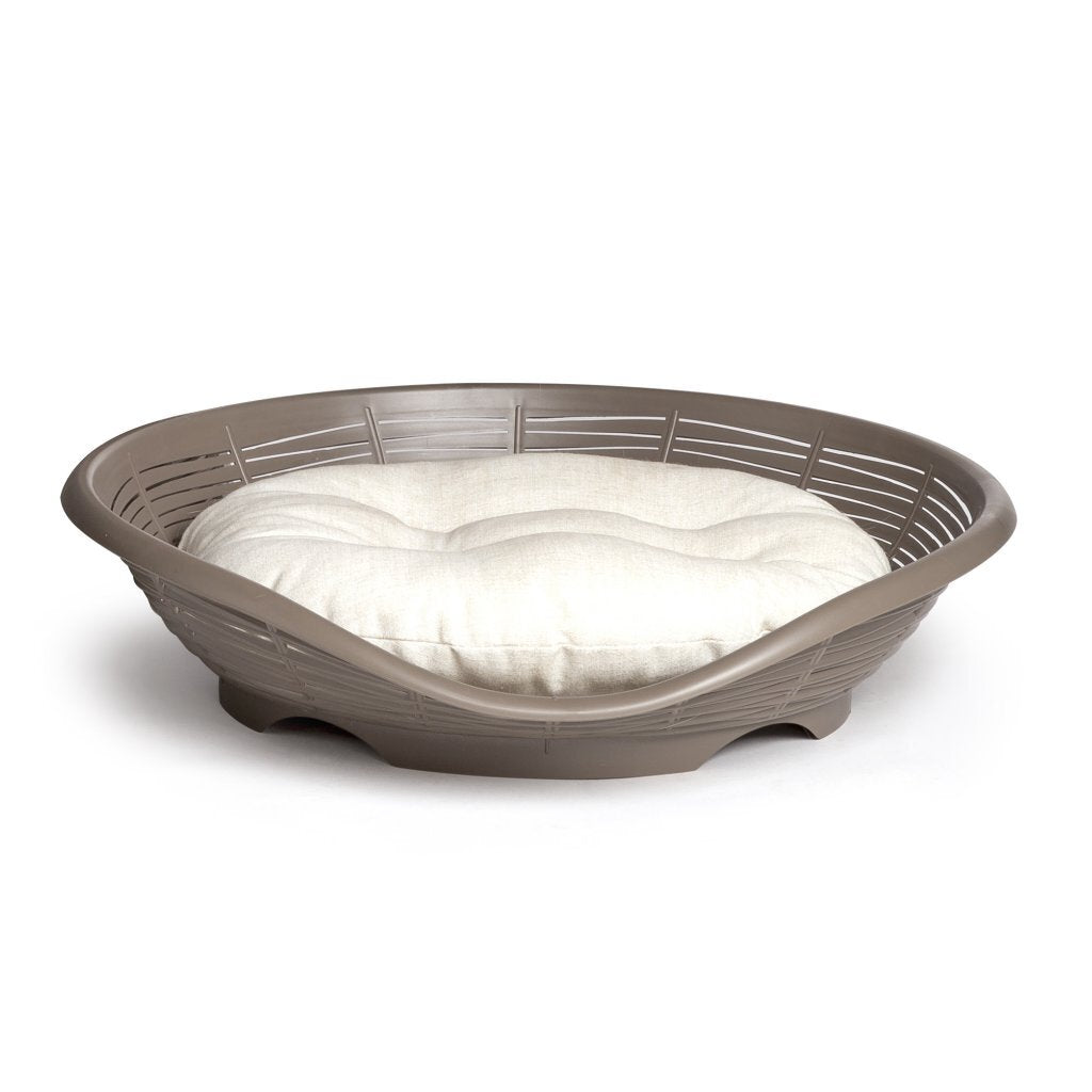Bama Petha Korb 48x46x11 cm Taupe