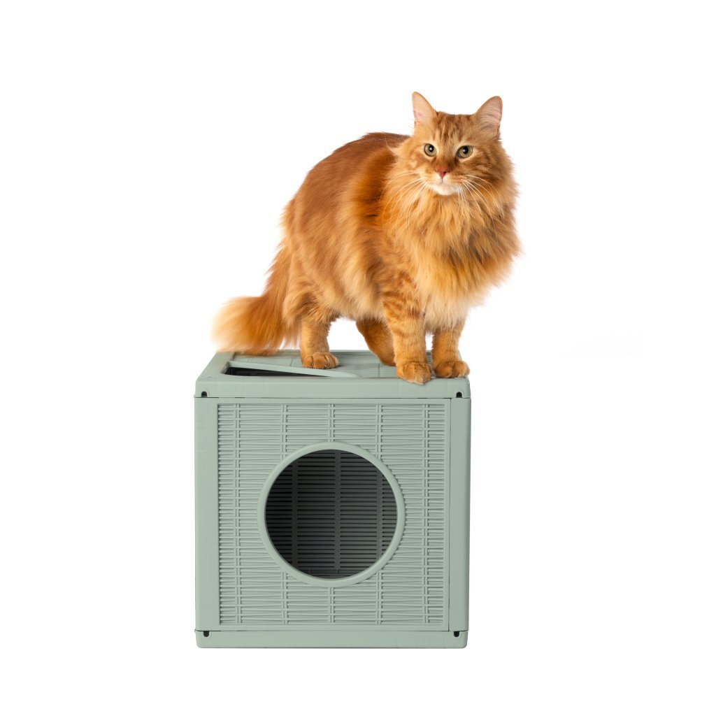 Bama Pet Qublo Cats Cube 35x35x35 cm Salbeigroen