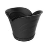 Bama Tulipano Blumenpot 5L 34,5 x 19 x 30 cm 4 Stück Anthrazit