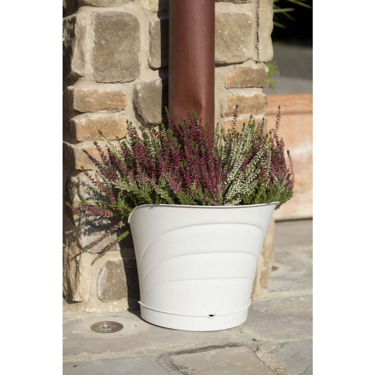 Bama Tulipano Blumenpot 5L 34,5 x 19 x 30 cm 4 Stück Weiß weiß