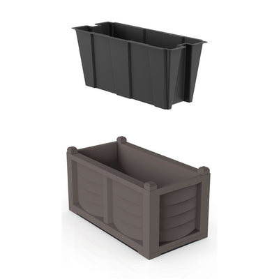 BAMA Kit Arredo Pflanzer 80x42.5x42 cm Taupe