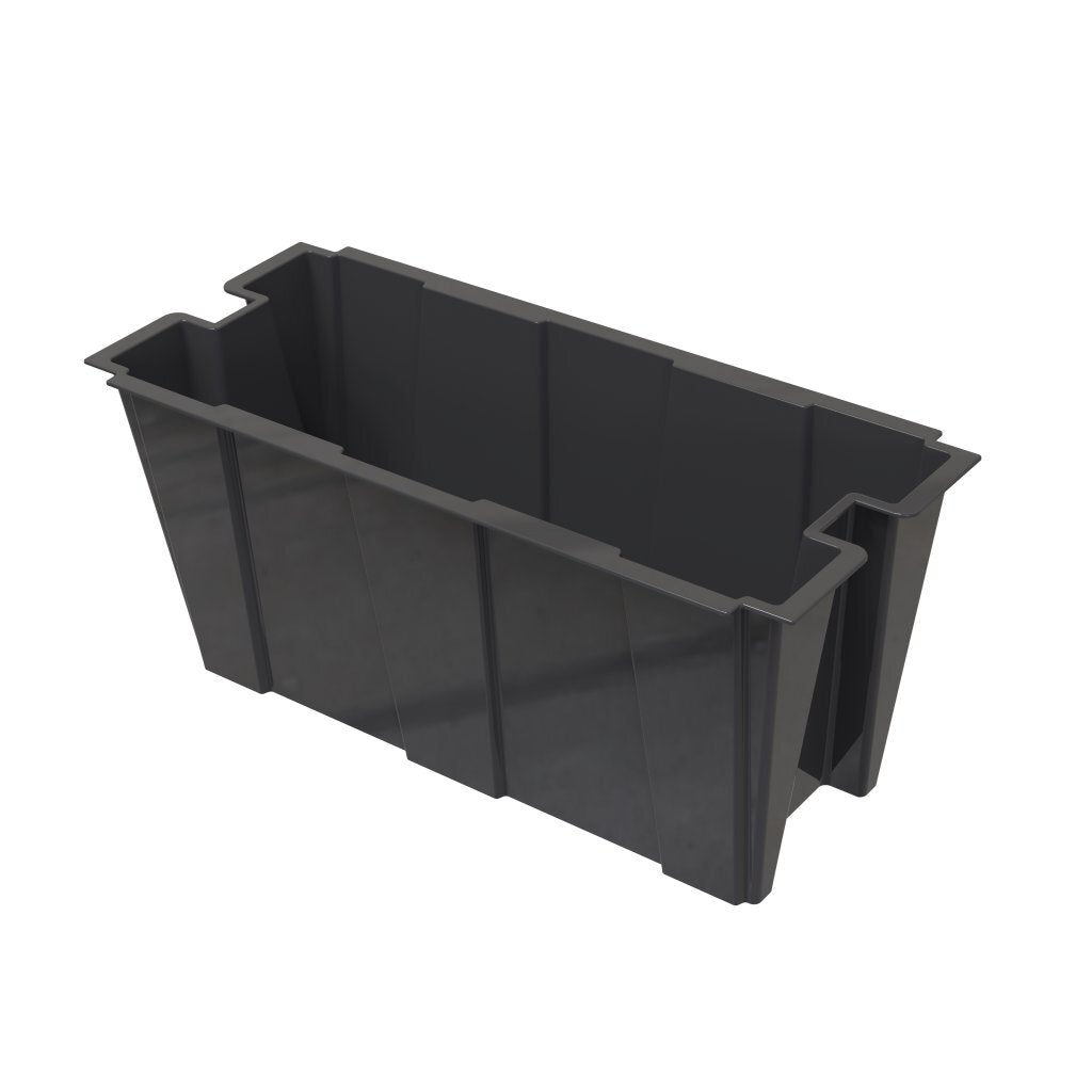 Bama Fioriera im Pflanzer Big 63L 79x35x37 cm schwarz