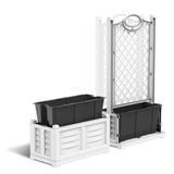 Bama Fioriera im Pflanzer Big 63L 79x35x37 cm schwarz - afbeelding 2