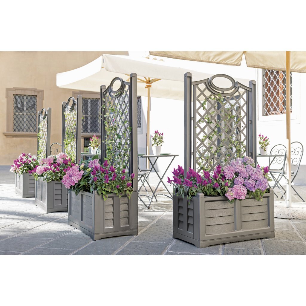 Bama Fioriera Separe Flower Box 80x42.5x150 cm Grau