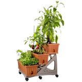 Bama Orto di Kit Pflanzer 80x74x73 cm Terrakotta - afbeelding 3