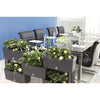 Bama Brick Couberable Pflanzer 75L 59x23x27 cm 5 Anthrazitstücke