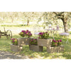 Bama Brick Couberable Pflanzer 75L 59x23x27 cm 5 Stück Taupe