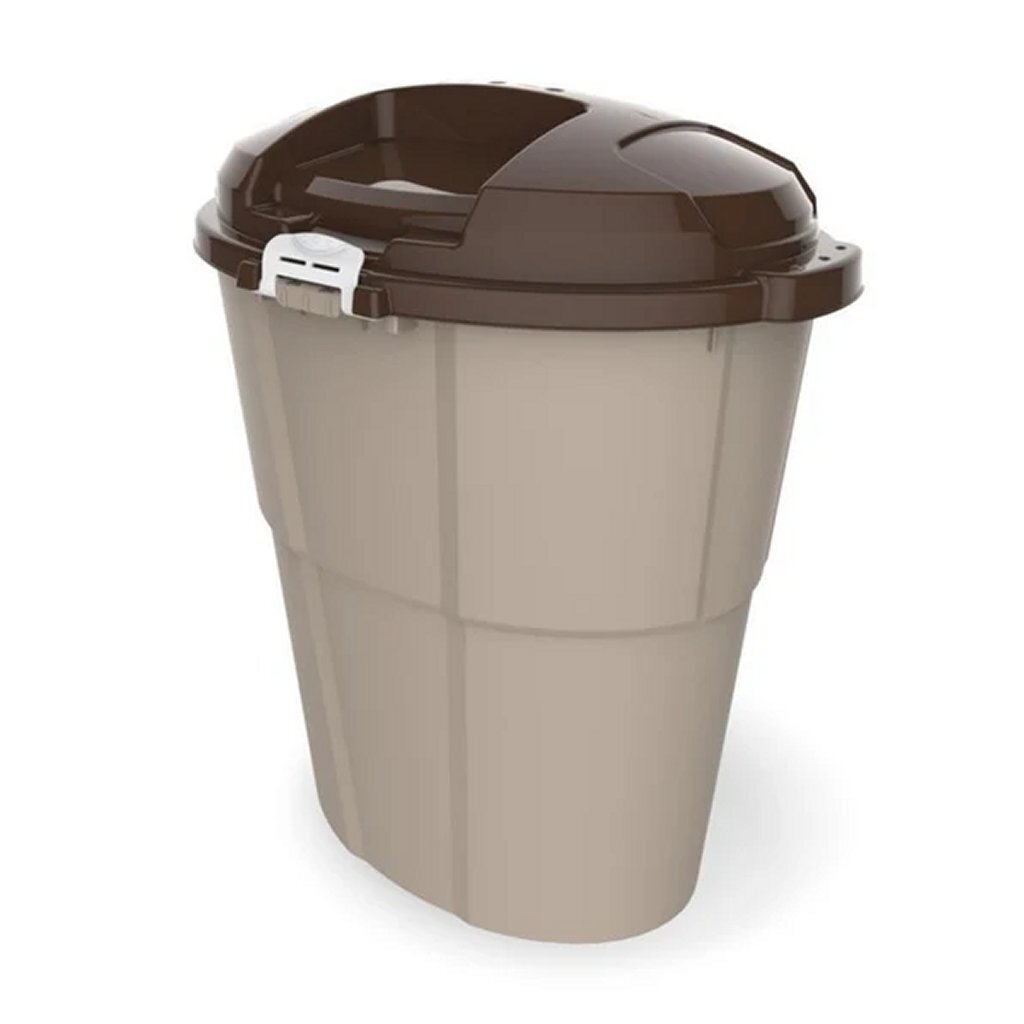 Bama Pet Dado Food Container 60l Beige Taupe