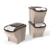 Bama Pet Feeding Container 3x20l Taupe Beige