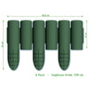 Bama Garden Modular Rand Imitation Wood 38,5 x 15 cm 6 Stücke Grün grün