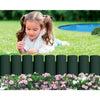 Bama Garden Modular Rand Imitation Wood 38,5 x 15 cm 6 Stücke Grün grün