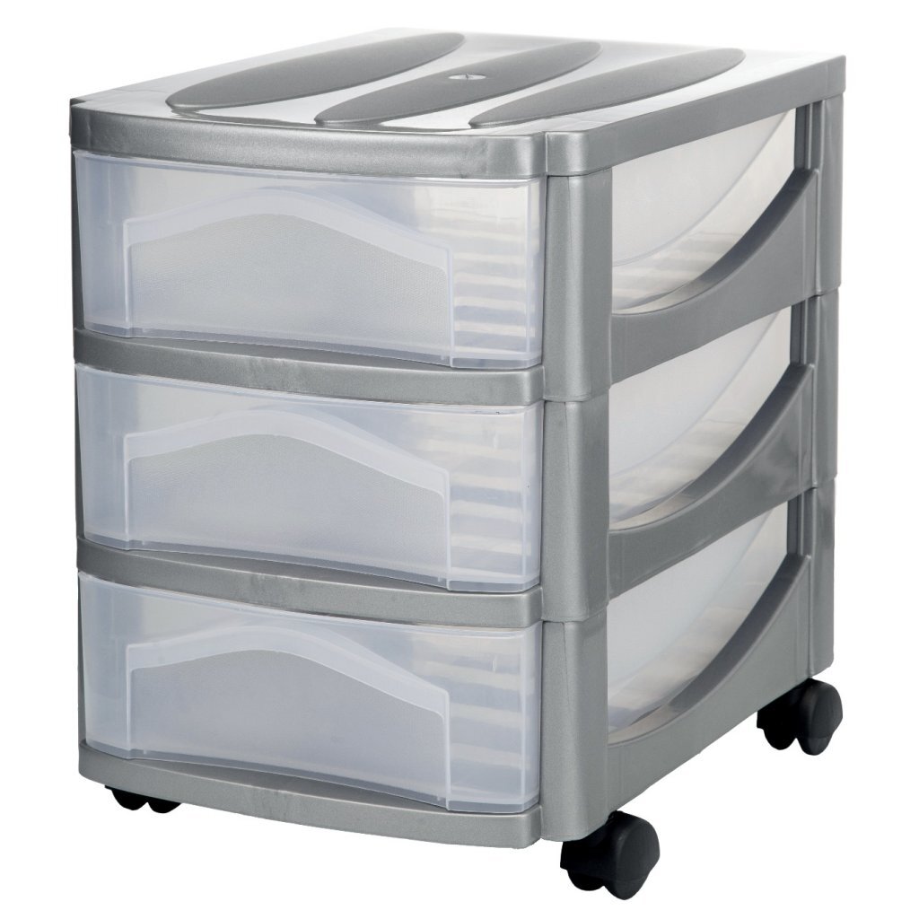 Bama Big Hobby Ladesystem mit 3 Ladungen 30 x 30 x 40 cm Silberweiß