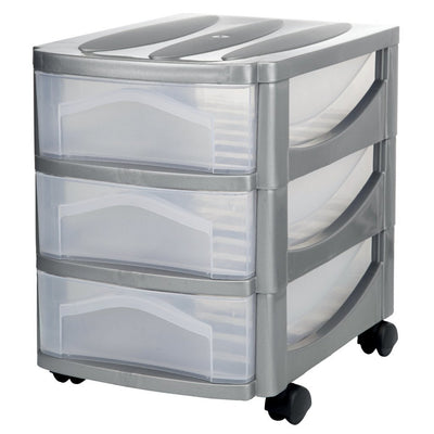 Bama Big Hobby Ladesystem mit 3 Ladungen 30 x 30 x 40 cm Silberweiß