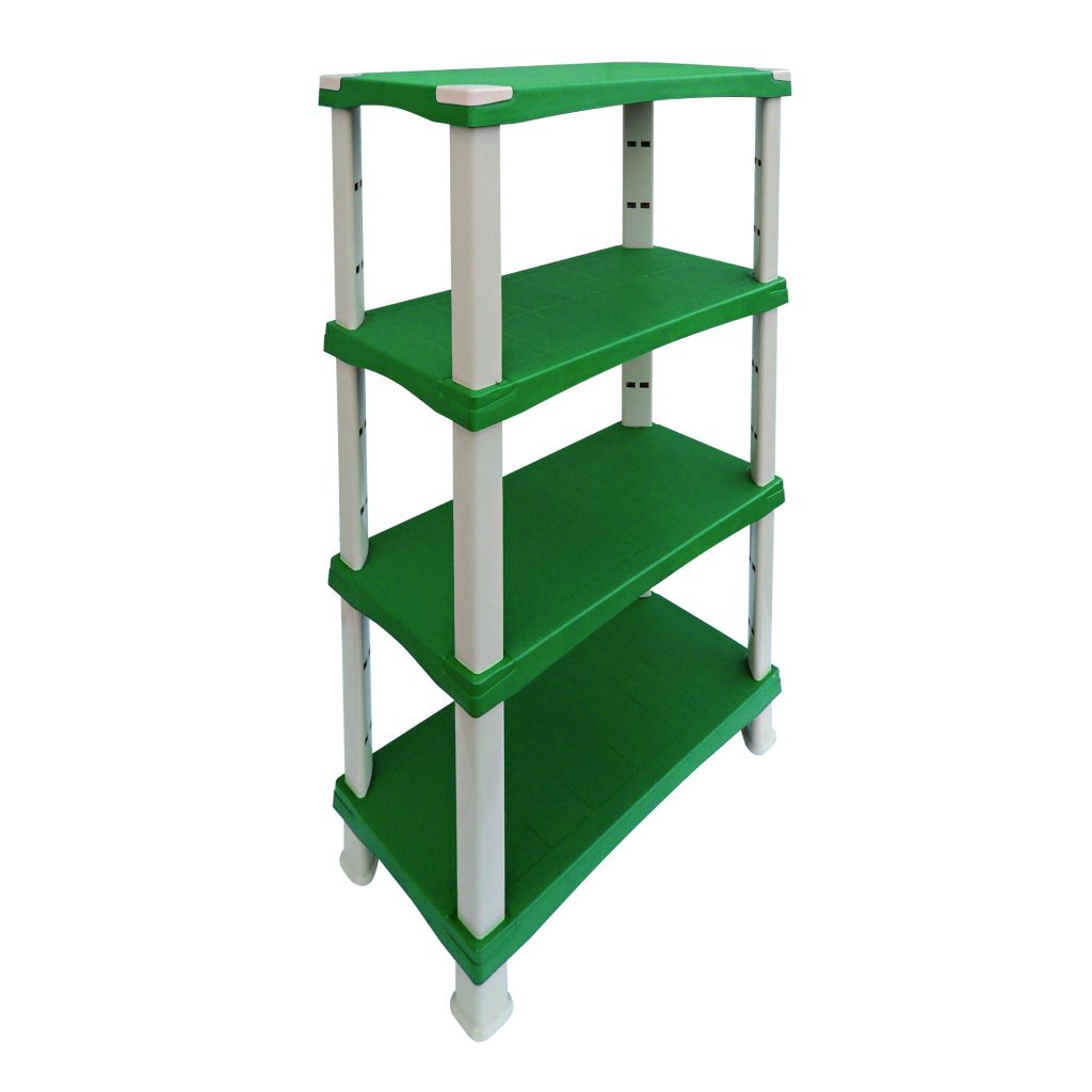 Bama Futuro Speichersystem 4 Regale 80x40x137 cm Grün