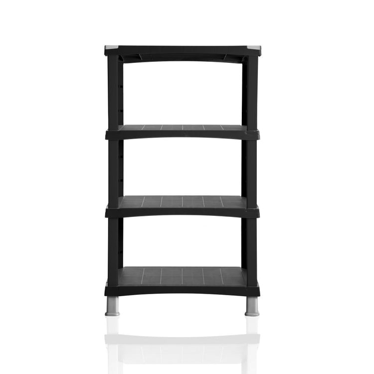 Bama Futuro Speichersystem 4 Regale 80x40x137 cm Schwarz