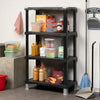 Bama Futuro Speichersystem 4 Regale 80x40x137 cm Schwarz