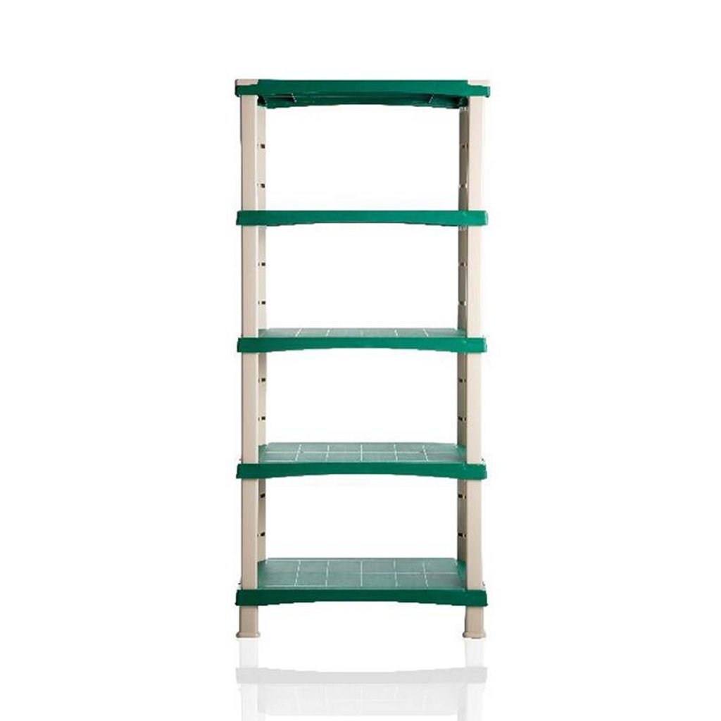 BAMA Futuro Speichersystem 5 Regale 80x40x174 cm Grün