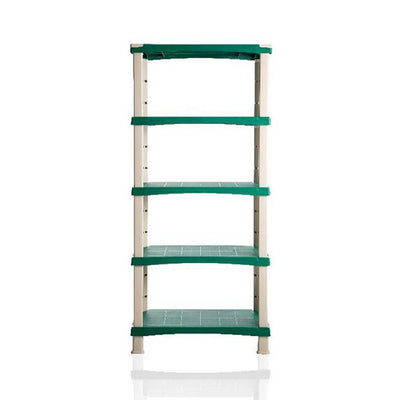 BAMA Futuro Speichersystem 5 Regale 80x40x174 cm Grün