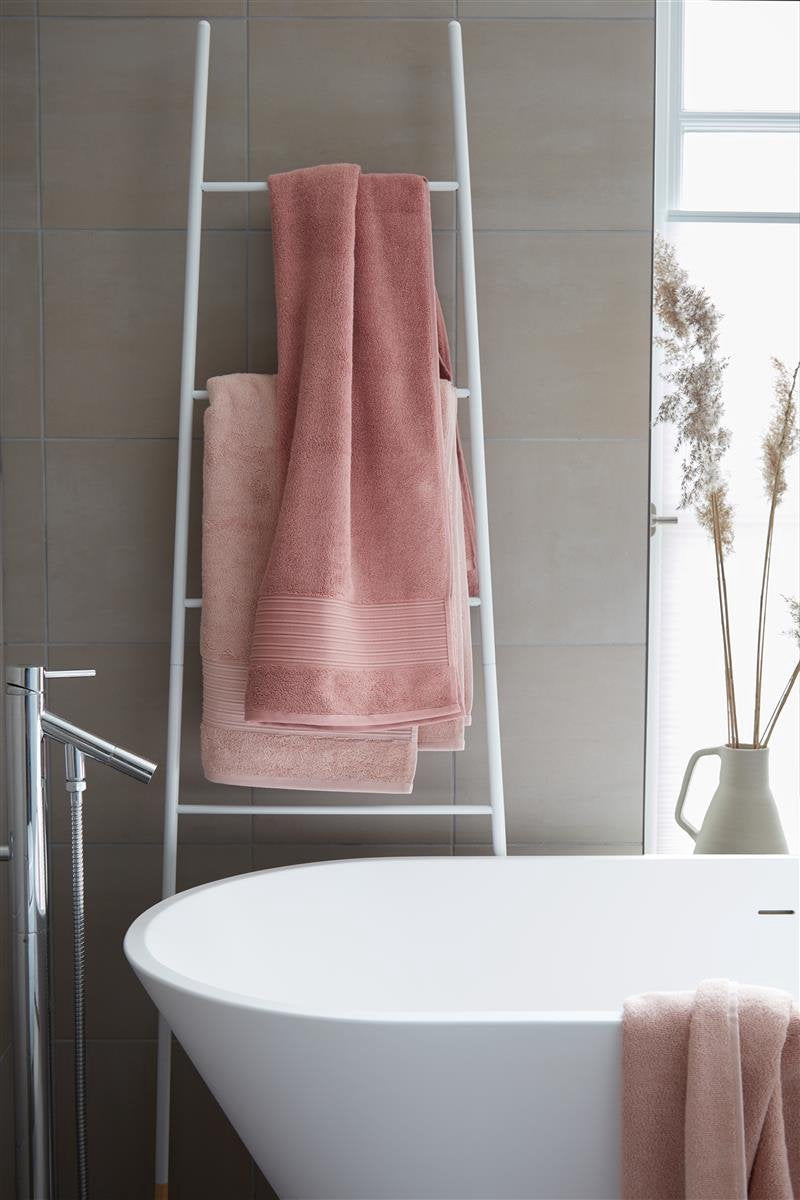 Bettwäschehaus transparent – gestreift – Baumwolle – Handtuch – 60 x 110 cm – Terra