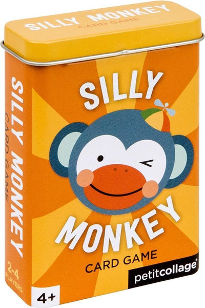 Kleines Collage-Kartenspiel Crazy Monkey – für Reisen |
