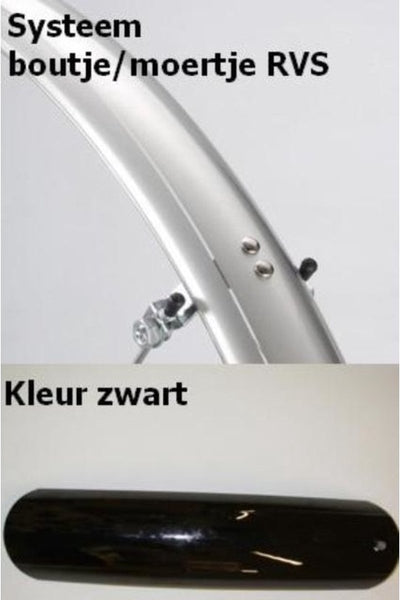 Eurofender Fender Set Elegance 58mm 26 Schwarz