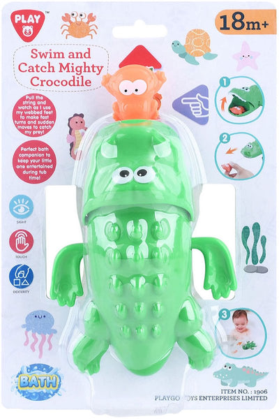 Spielen Sie Badspielzeugschwimmen und fangen Sie Crocodile, 2dlg.