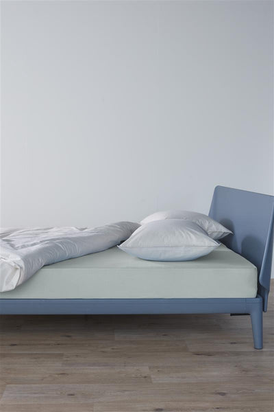 Bettwäschehouse Jersey – Topper-Spannbettlaken – 90 x 200 220 – Hellblau