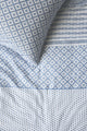 Riviera maison rivièra maison francesco Bettbezug – Einzelbetten – 240 x 200 220 cm – Blau