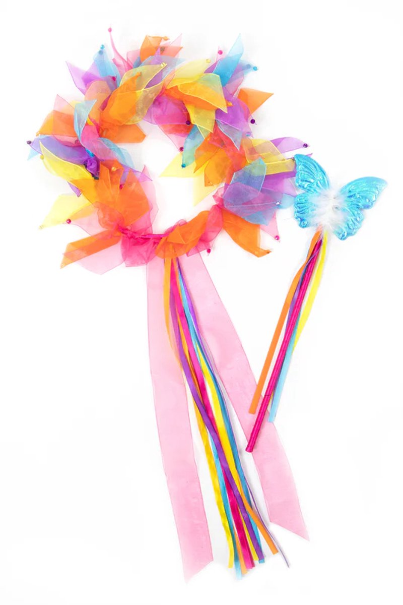Kleine Abenteuer – Regenbogenfeen-Halo-Zauberstab-Set