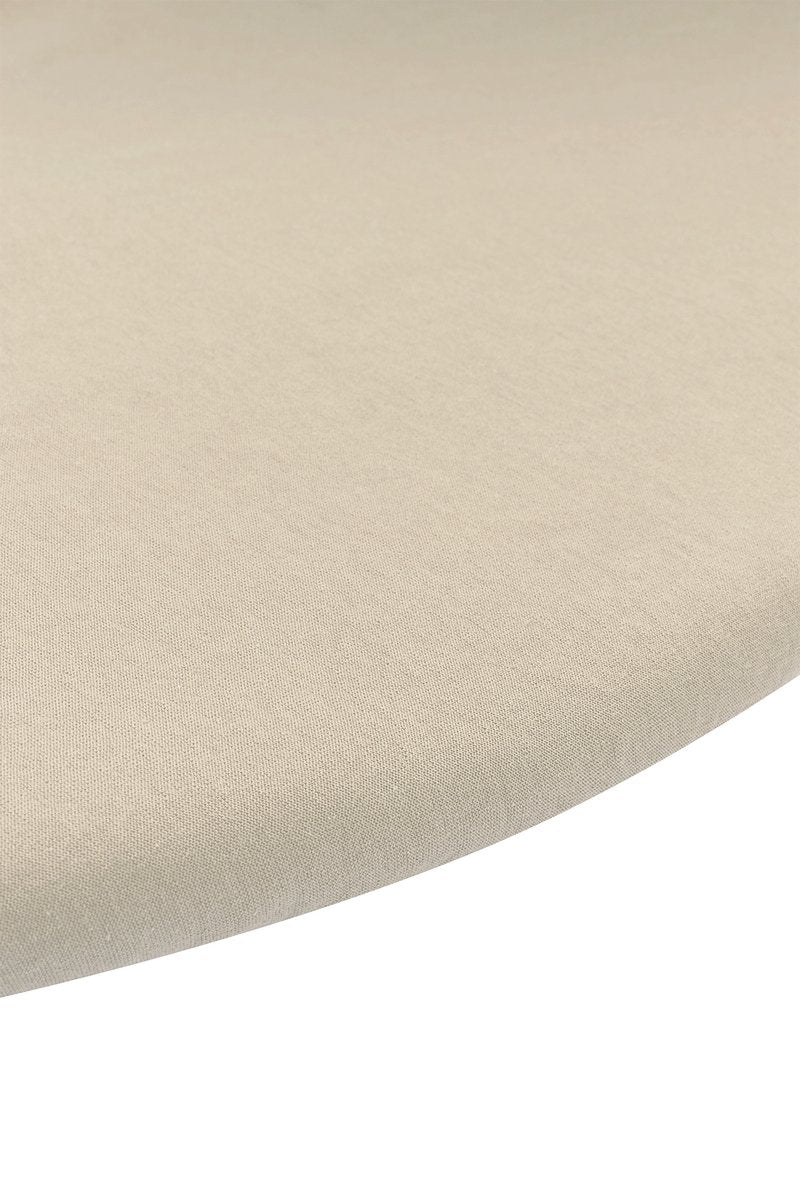 Meyco Baby Uni Spannbettlaken Laufstallmatratze – Sand – ca. 90 x 95 cm
