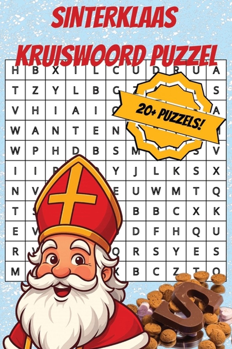 Sinterklaas-Kreuzworträtselbuch für Kinder