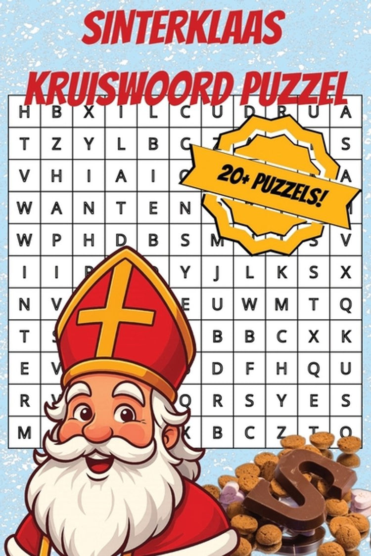 Sinterklaas-Kreuzworträtselbuch für Kinder