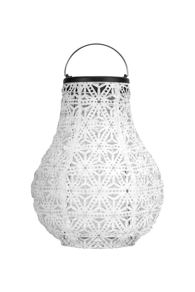 Pauleen Solarlaterne Sunshine Blaze IP44 3500k 2x4lm weiß