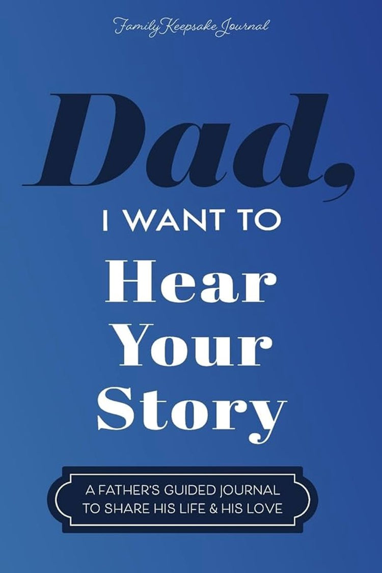 Höre deine Geschichte, Hardcover – Papa, ich will – Ausfüllbuch