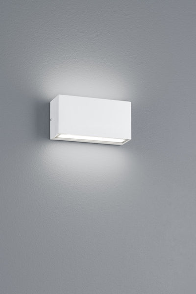 Trio Trent - Wandleuchte - weiß matt - inkl. 1x SMD 9W - Außenbeleuchtung - IP65