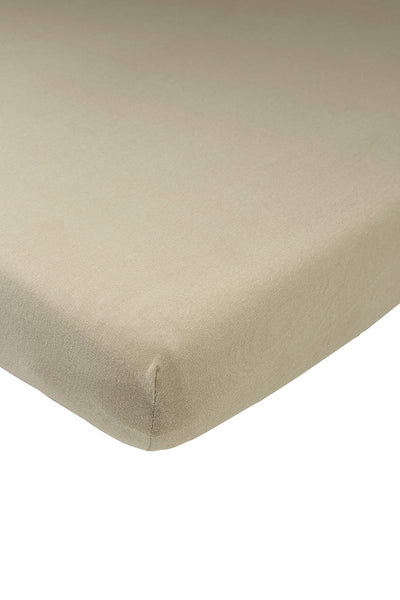 Meyco Baby Uni Spannbettlaken Laufstallmatratze – Taupe – 75 x 95 cm
