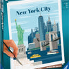 Ravensburger Kreart Painting von Number Colorful York